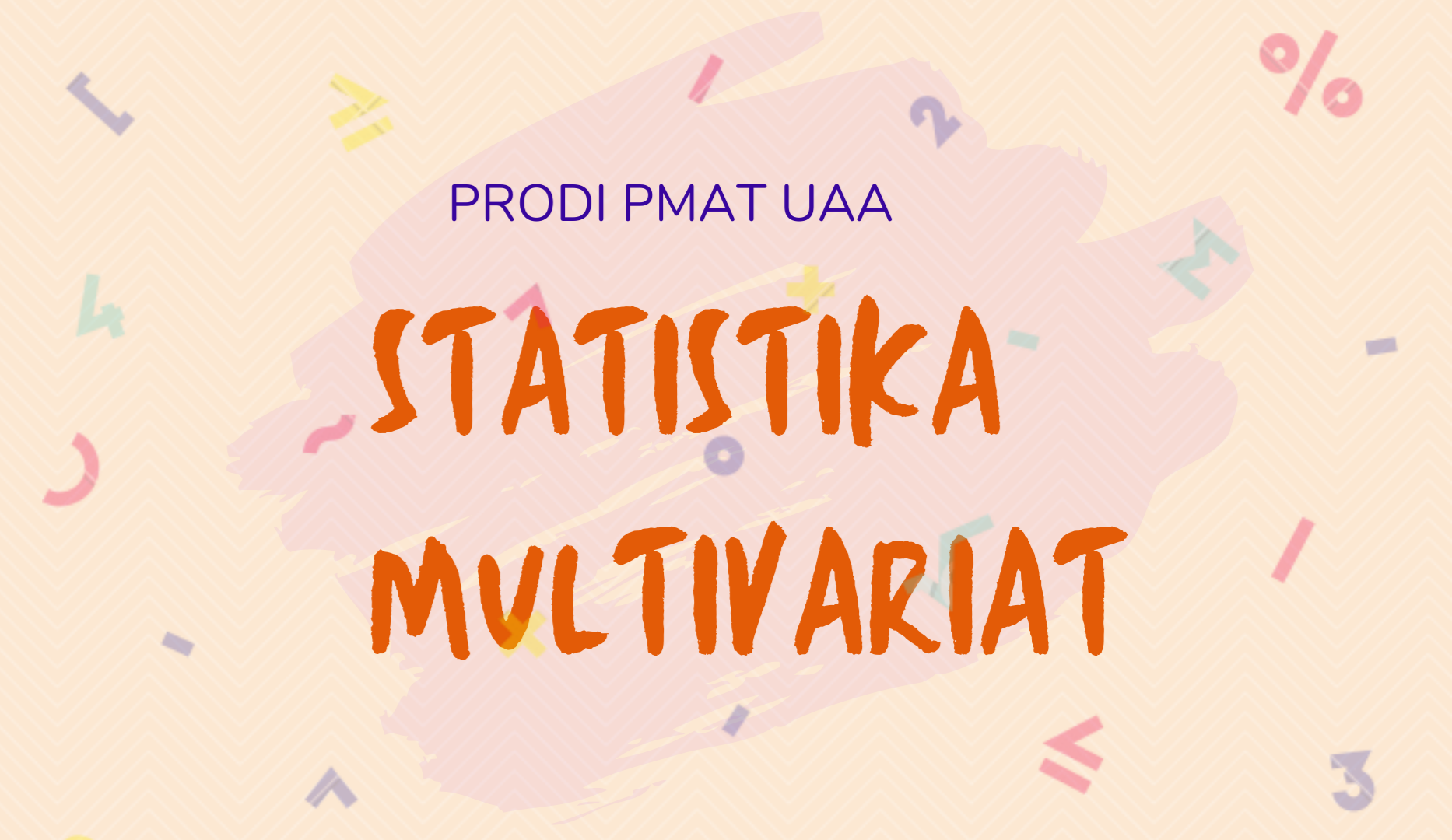 Statistika Multivariat